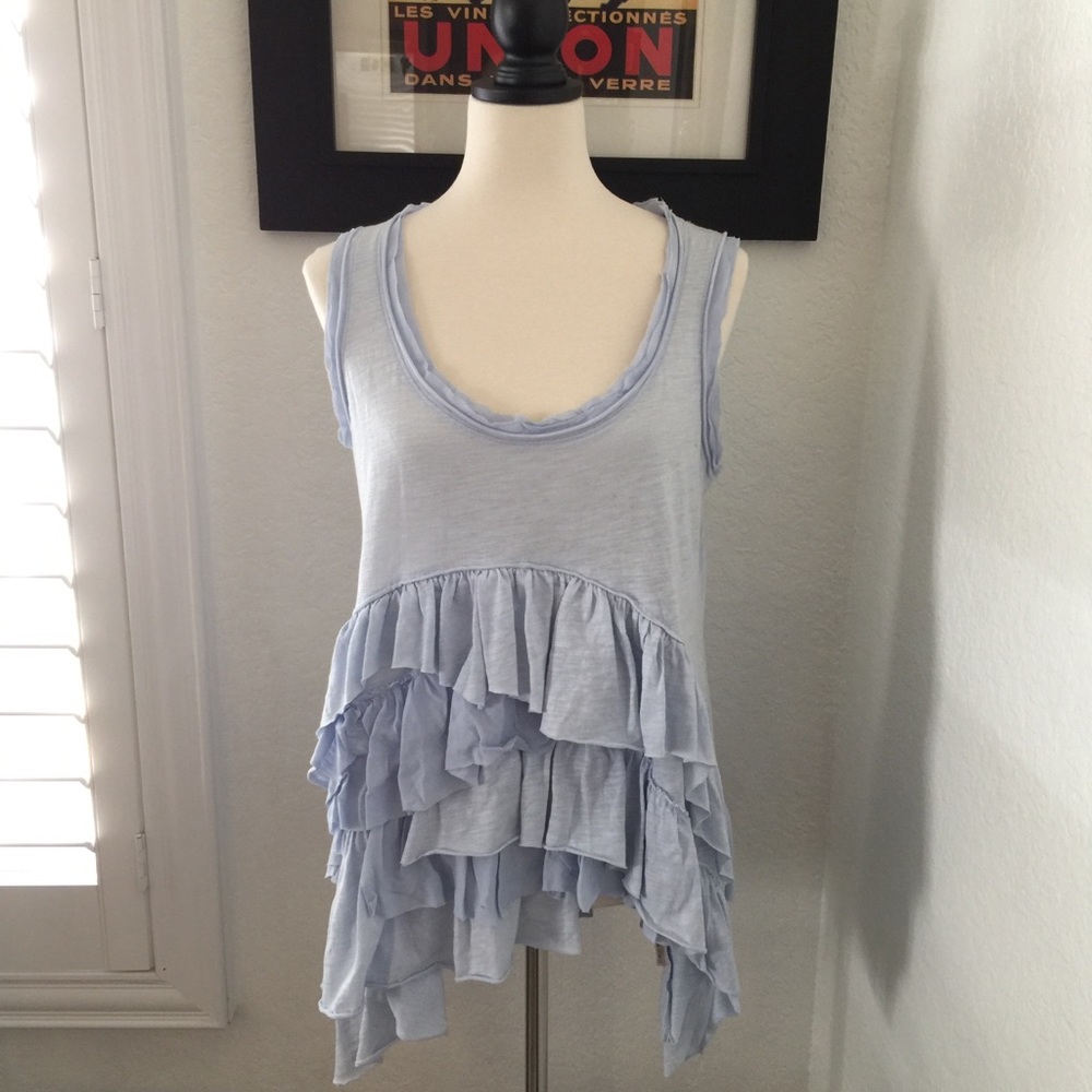 Blue tank top